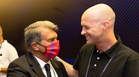 גורדי קרויף וזואן לאפורטה, צילום: שאולי לנדנר